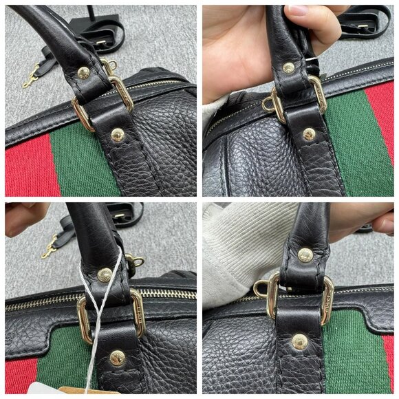 Gucci Boston Small Canvas Vintage Crossbody Bag 625-041125 - Picture 4 of 16